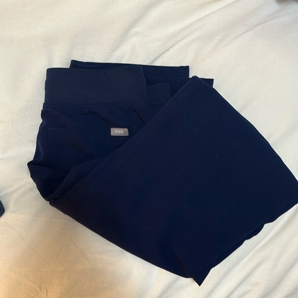 Figs Navy Blue scrub pants